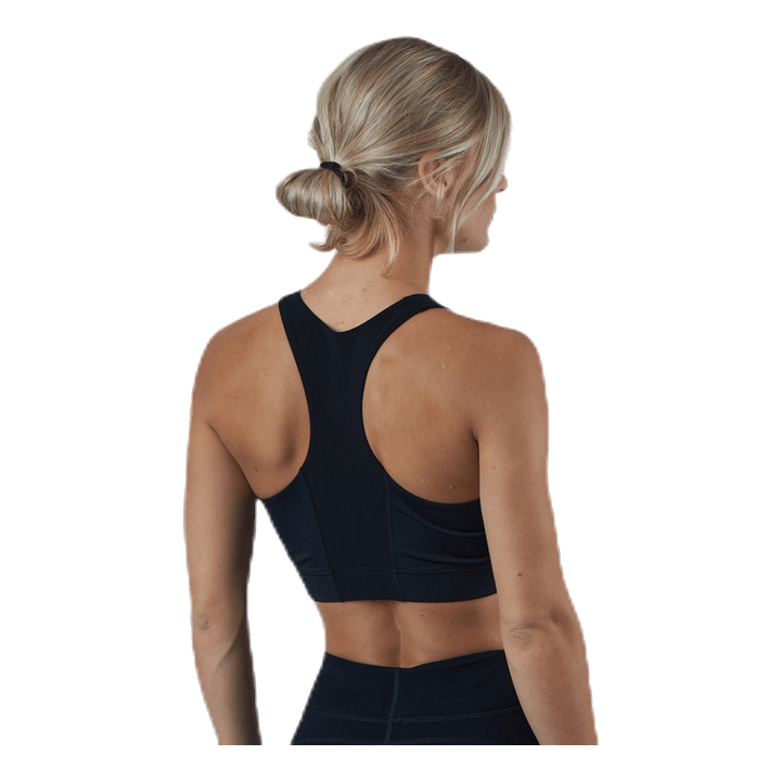 Zip Sports Bra Black