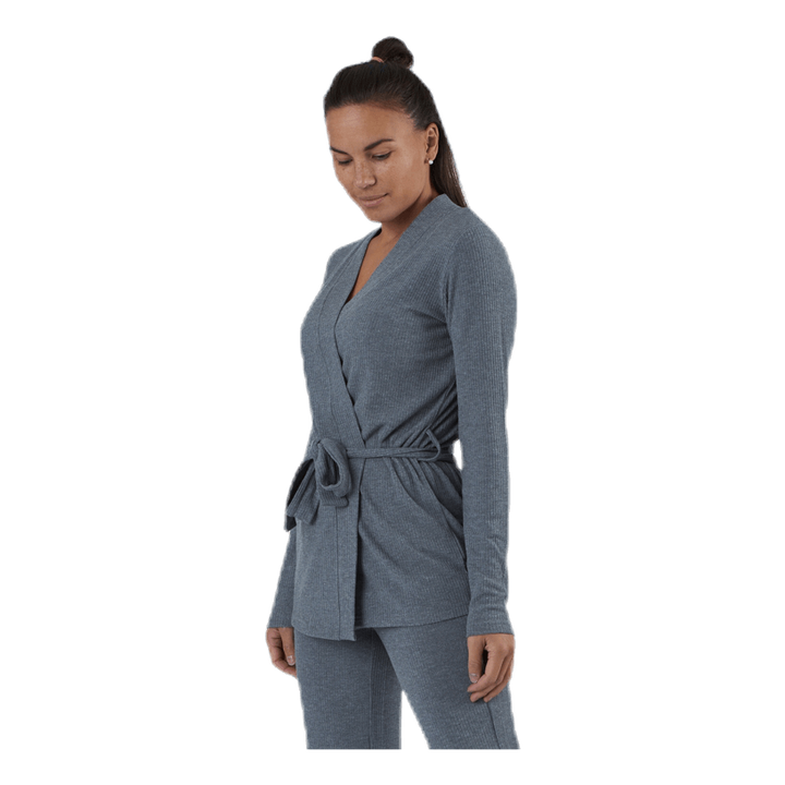 Serenity Rib Kimono Grey