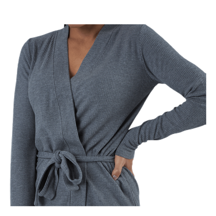Serenity Rib Kimono Grey