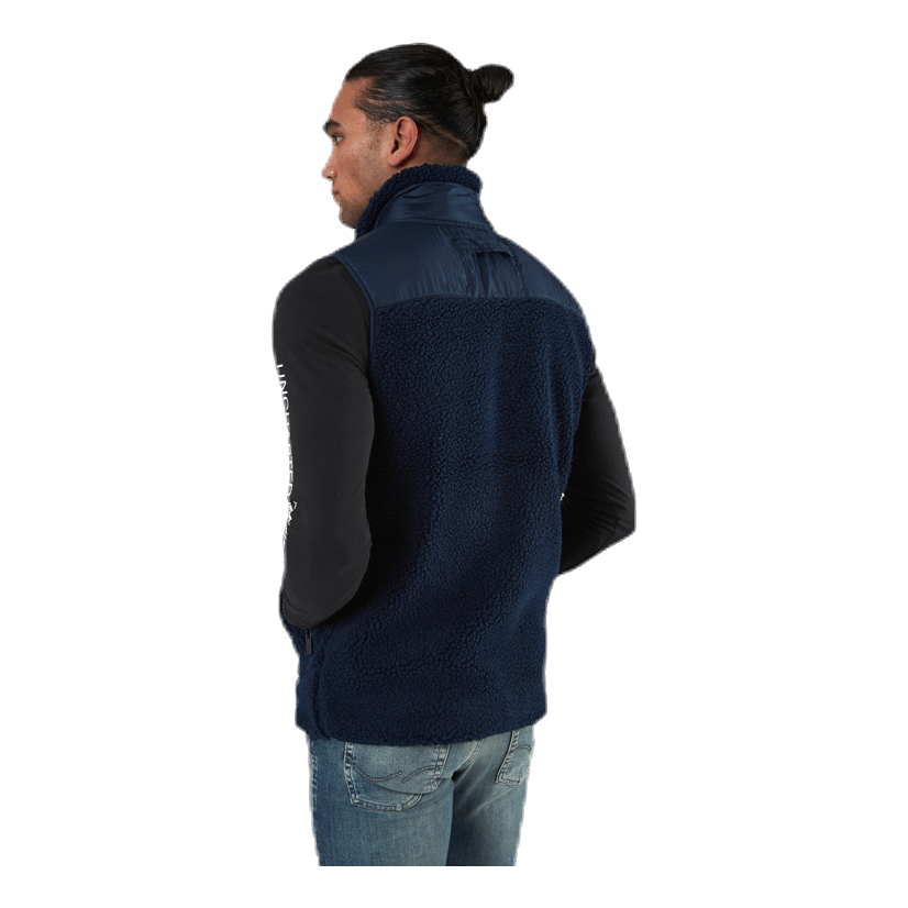Titus Pile Vest Blue