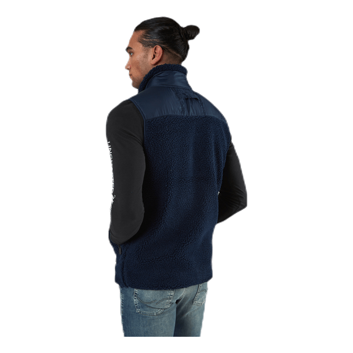 Titus Pile Vest Blue