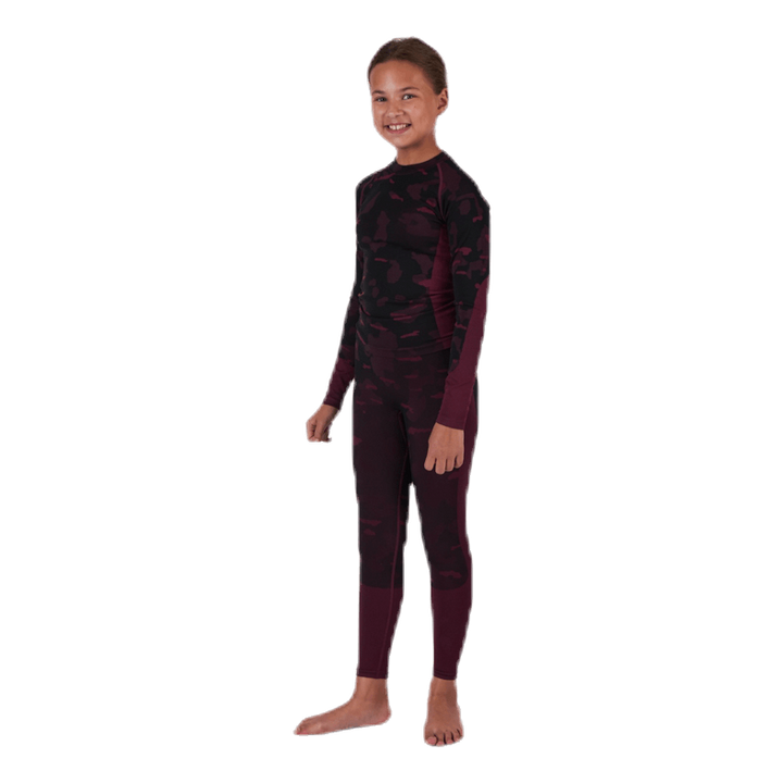 Junior Seamless 1st Layer Set Patterned/Red
