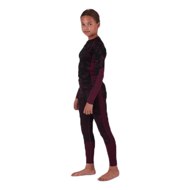 Junior Seamless 1st Layer Set Patterned/Red
