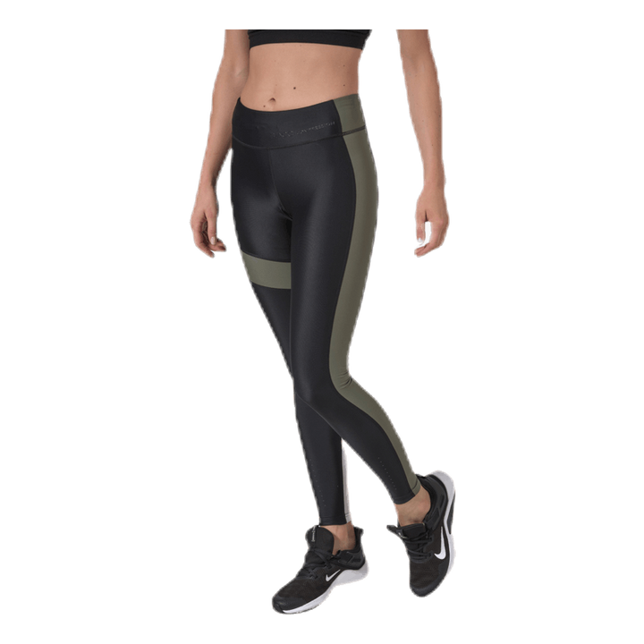 Blocked Compression Tights Green