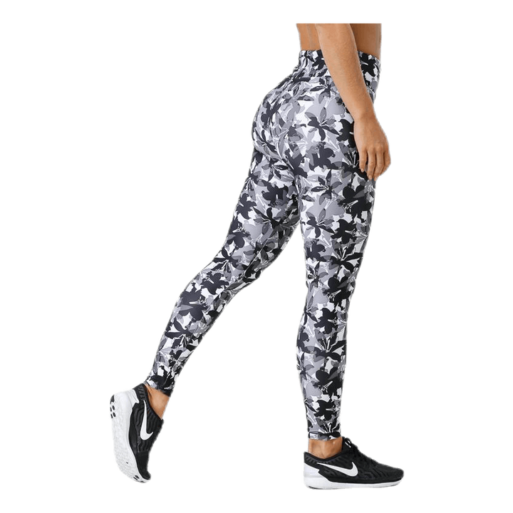 Flattering AOP Tights Grey