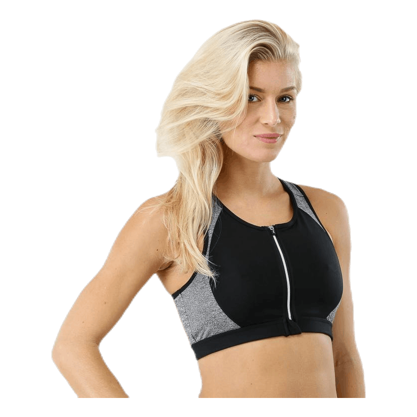 Zip Bra Grey