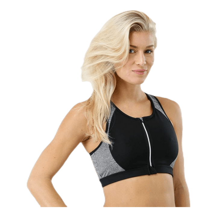 Zip Bra Grey