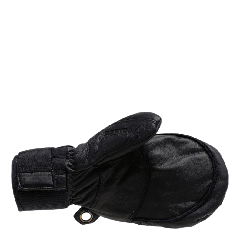 Leather Fall Line Mitt Black