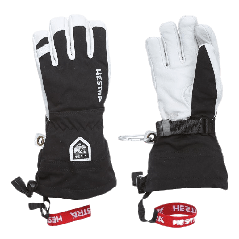 hestra army leather heli ski handschuhe Hestra Army Leather Heli Ski Junior White/Black – Sportamore.com