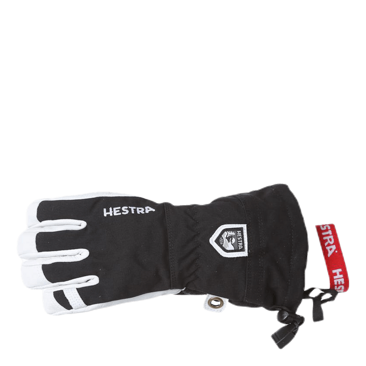 Army Leather Heli Ski Junior White/Black