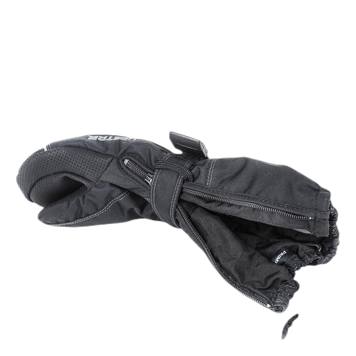 Baby Zip Long - Mitten 0-5 Years Black