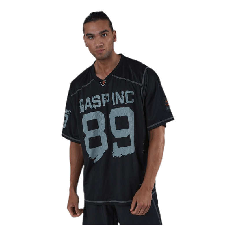 No1 Football tee Black
