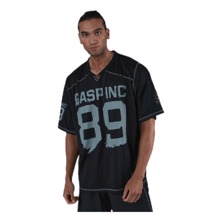 No1 Football tee Black