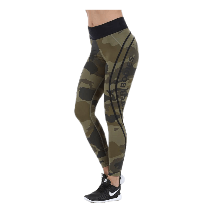 Camo High Tights Green