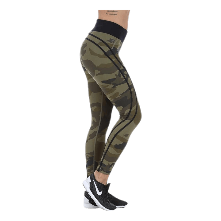 Camo High Tights Green