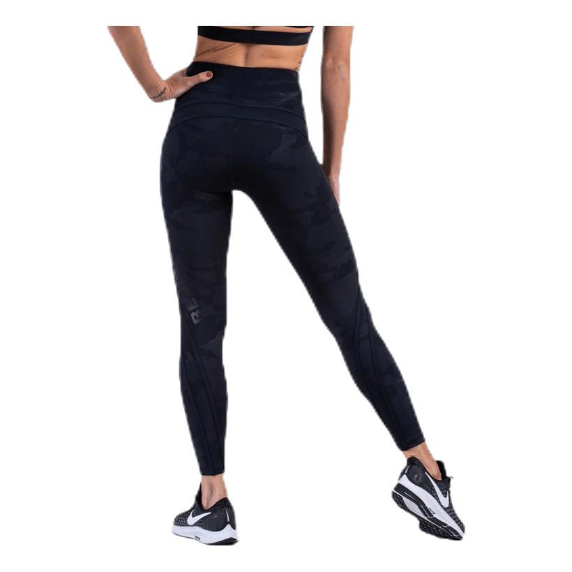 Camo High Tights Patterned/Black