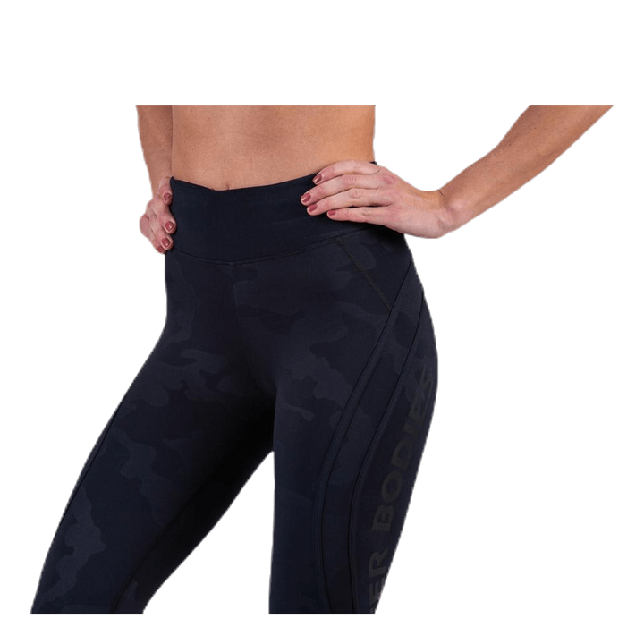 Camo High Tights Patterned/Black