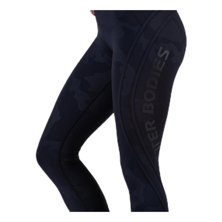 Camo High Tights Patterned/Black