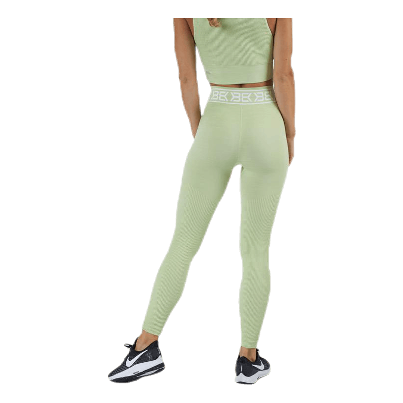 Rib Seamless Legging Green