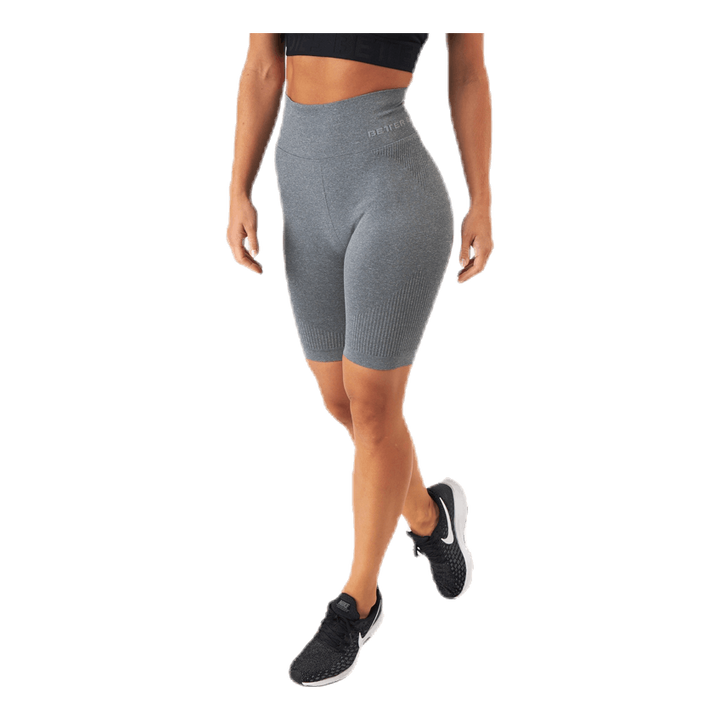 Rib seamless shorts Grey