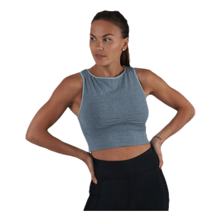 Rib Seamless Top Grey