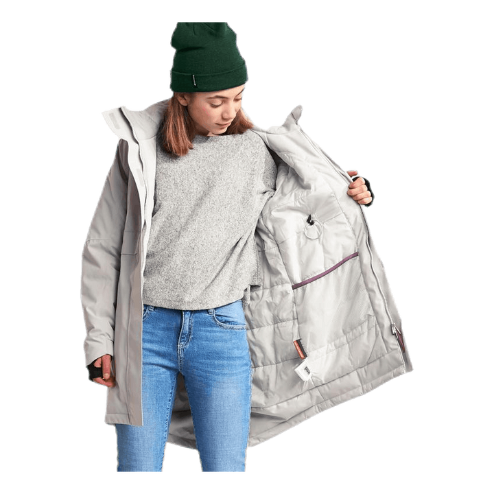 Thea Girl's Parka White