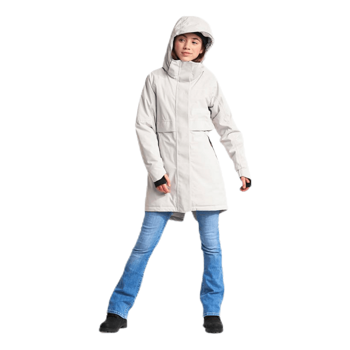 Thea Girl's Parka White
