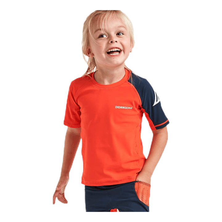 Surf Kids SS UV Top Orange