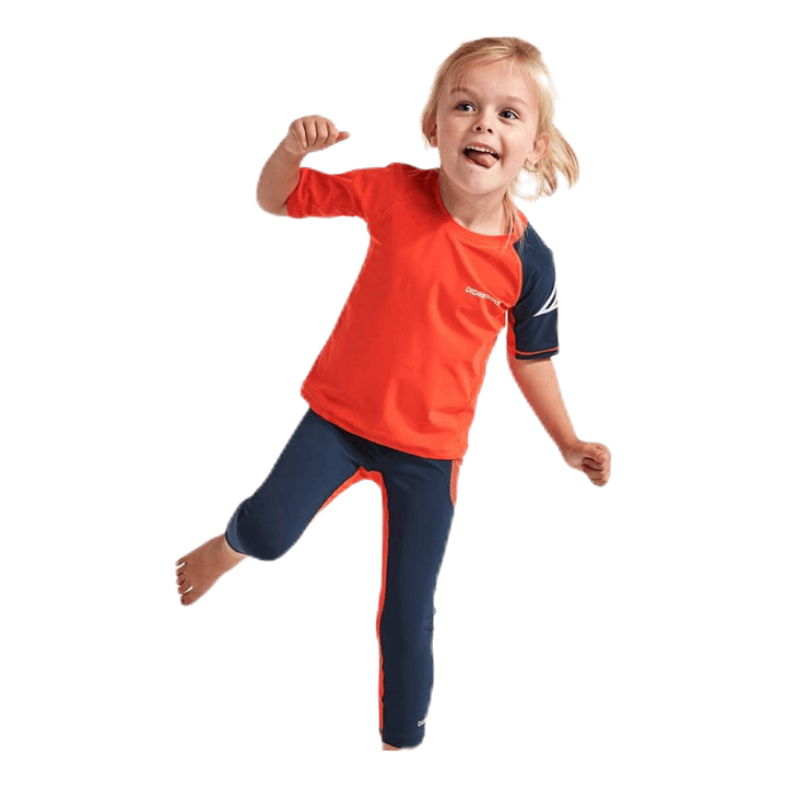 Surf Kids SS UV Top Orange