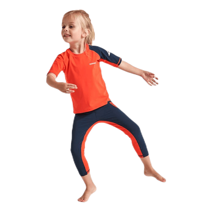 Surf Kids SS UV Top Orange