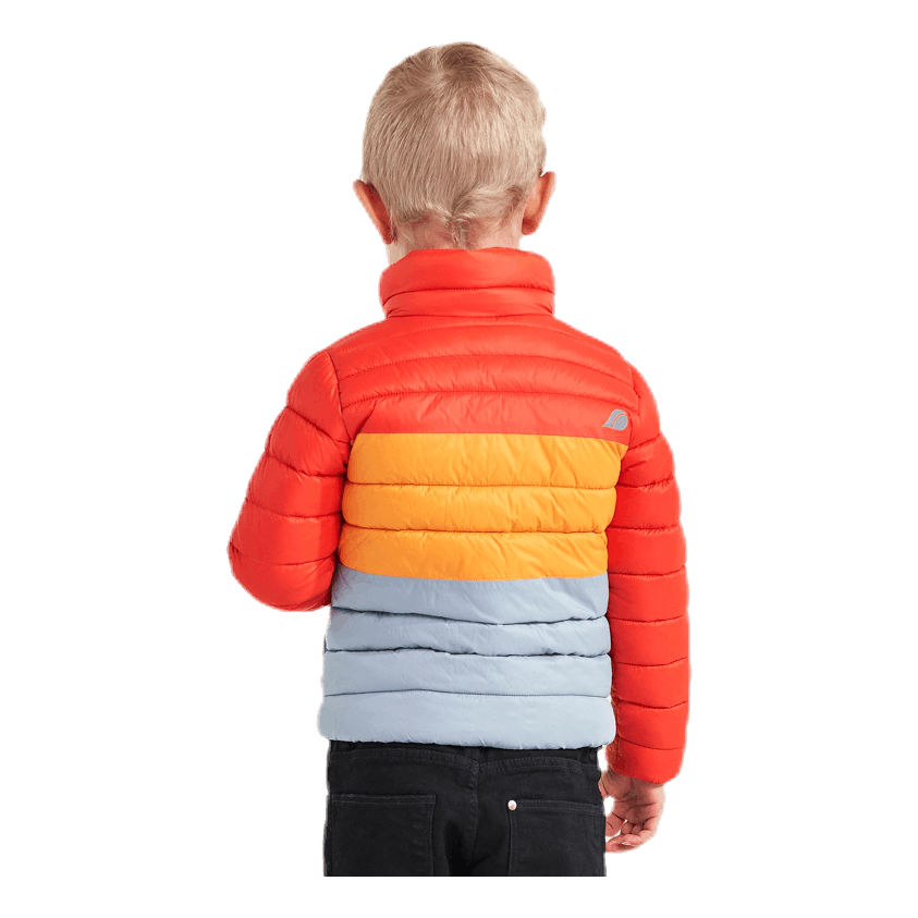 Puff Jacket Orange/Blue/Yellow