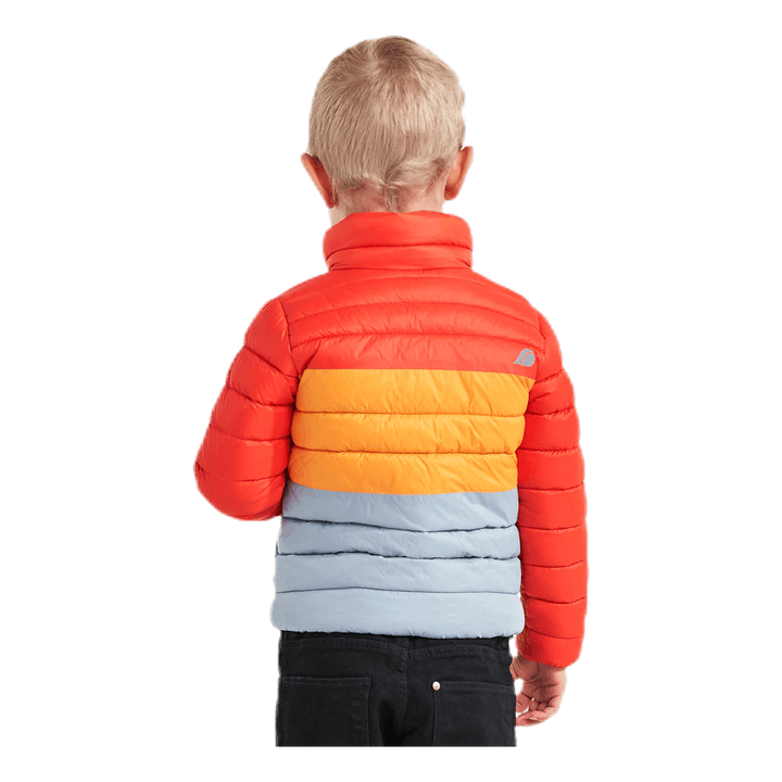 Puff Jacket Orange/Blue/Yellow
