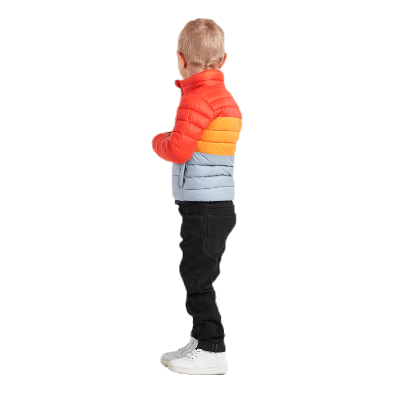 Puff Jacket Orange/Blue/Yellow