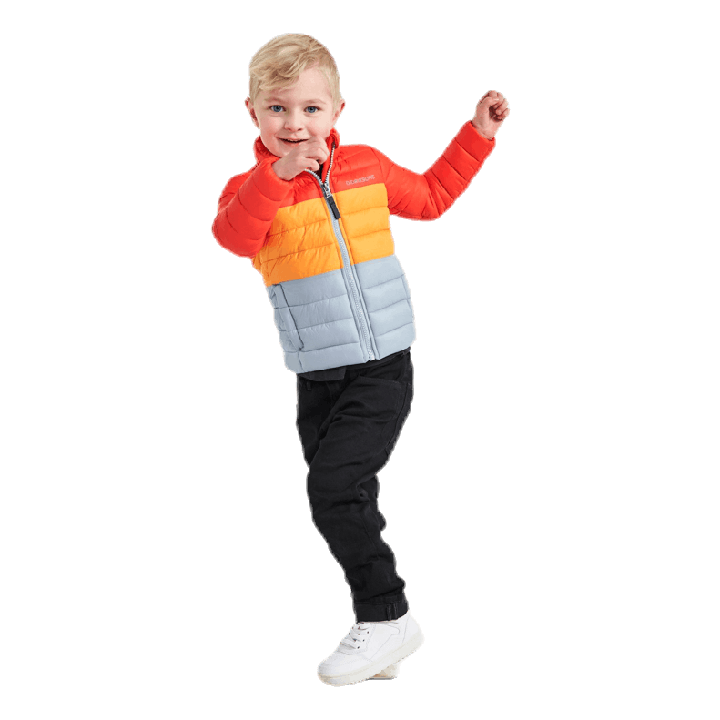 Puff Jacket Orange/Blue/Yellow