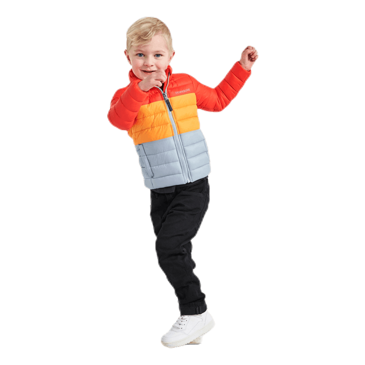 Puff Jacket Orange/Blue/Yellow