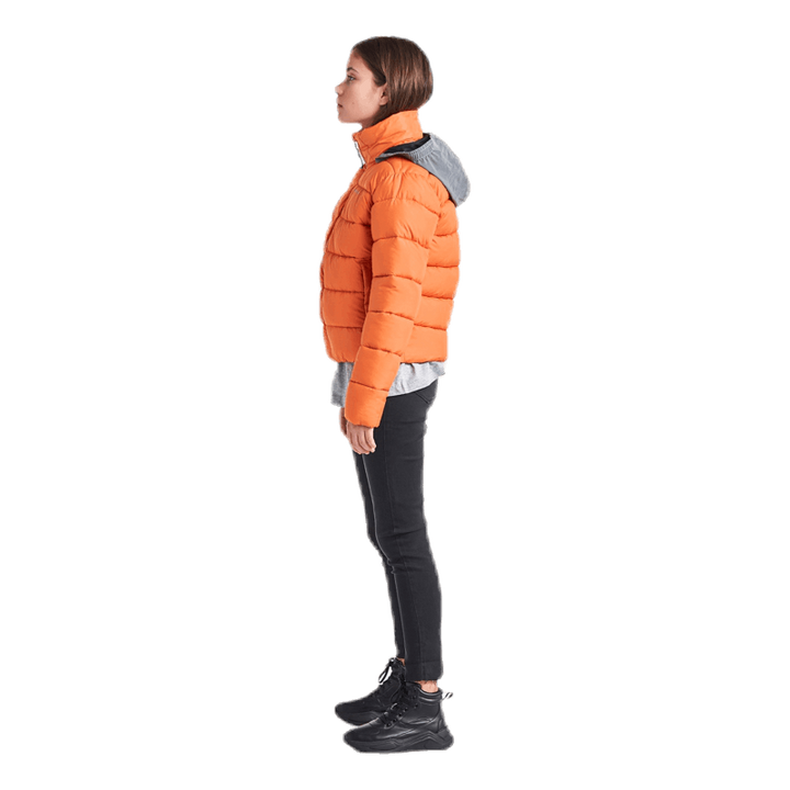 Rose Girls Puff Jacket Orange