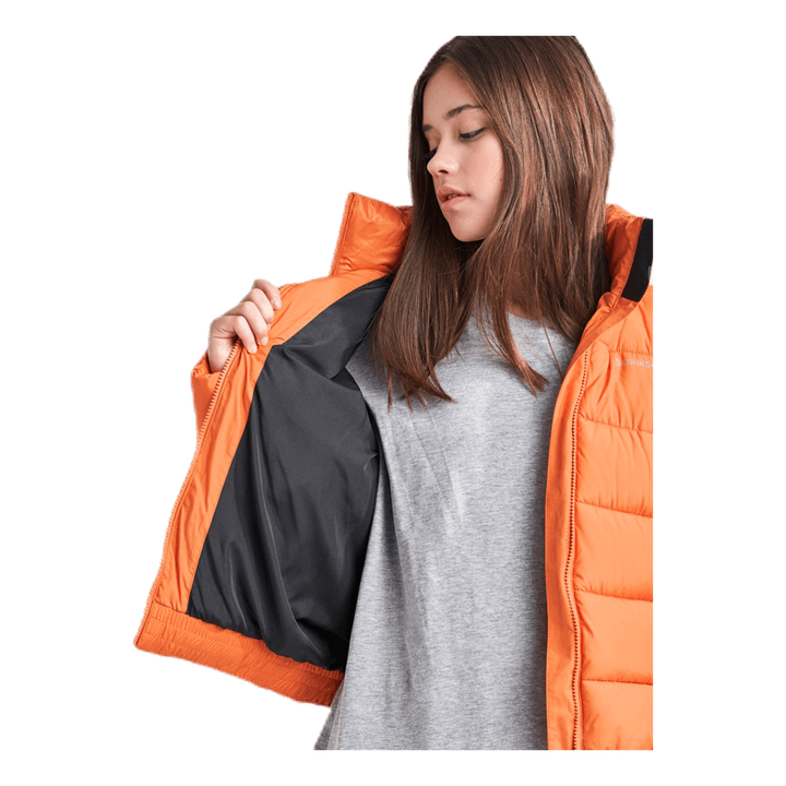 Rose Girls Puff Jacket Orange