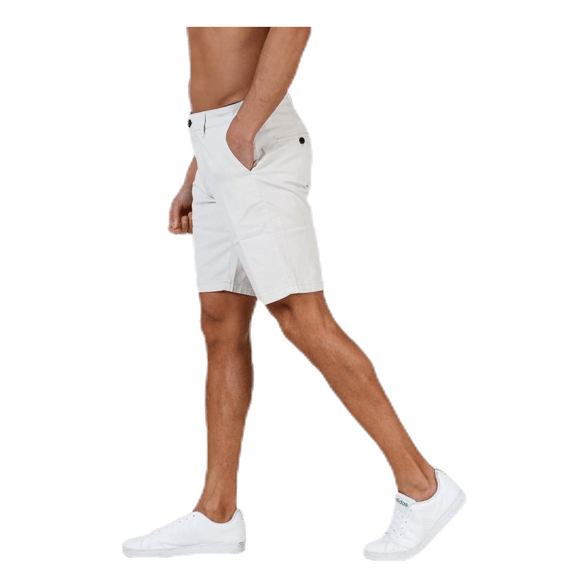 Crimson Shorts    White