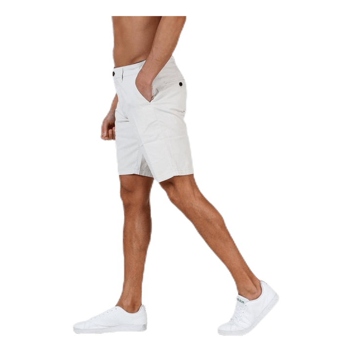 Crimson Shorts    White
