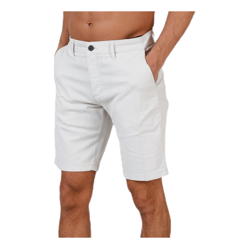 Crimson Shorts    White