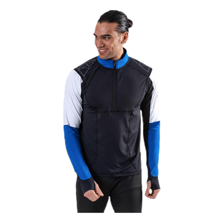 Åsarna 2 Baselayer L/S Top Blue/Black