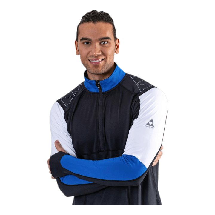 Åsarna 2 Baselayer L/S Top Blue/Black