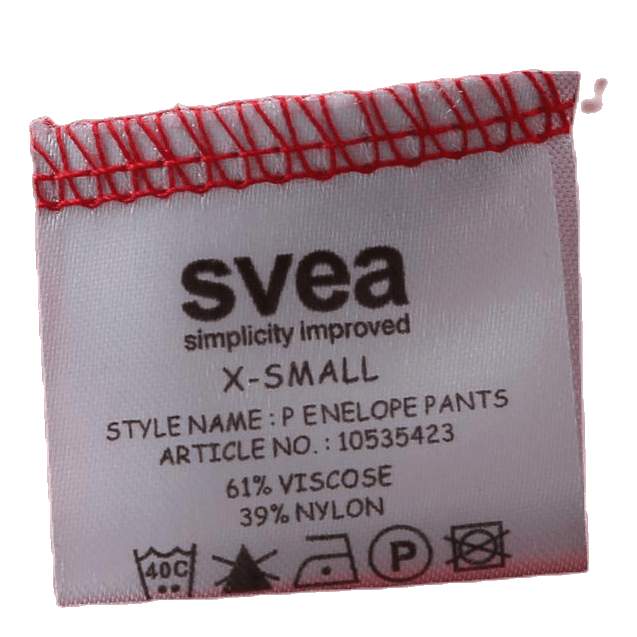 Penelope Pants White/Red