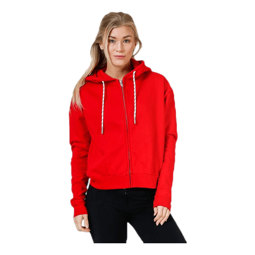 Malaga Zip Hood Red
