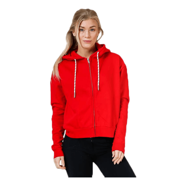 Malaga Zip Hood Red