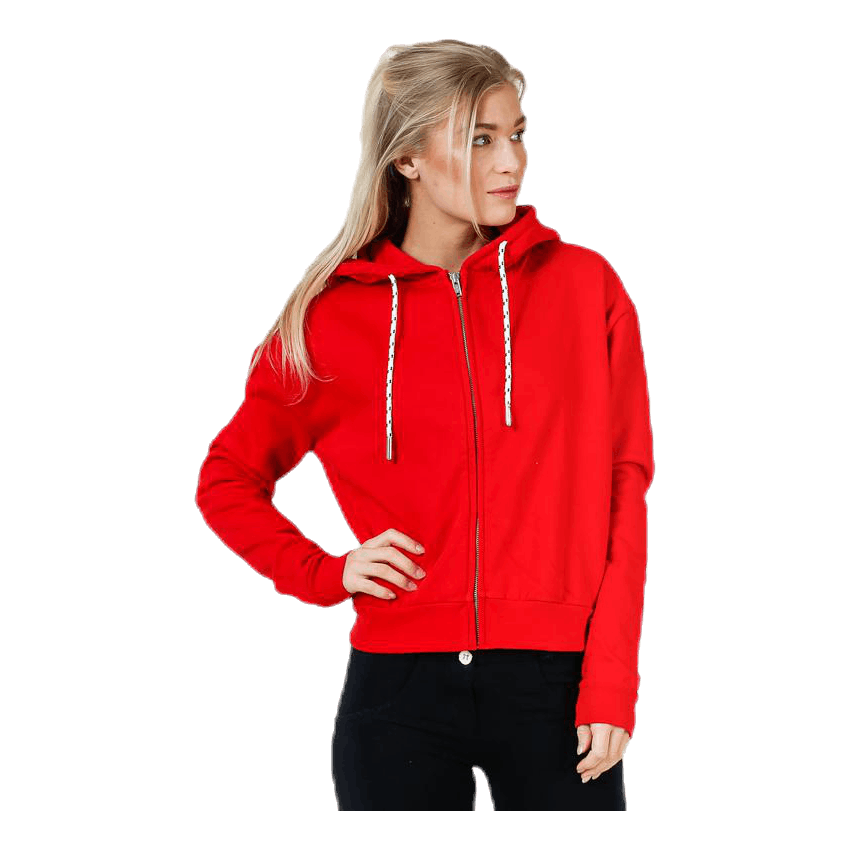 Malaga Zip Hood Red