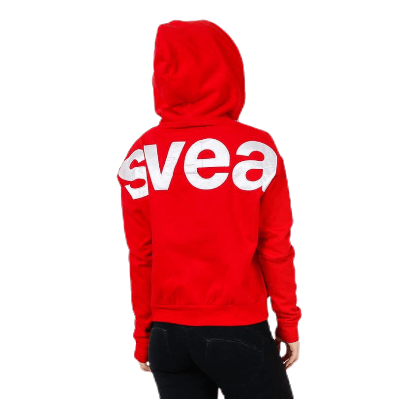Malaga Zip Hood Red