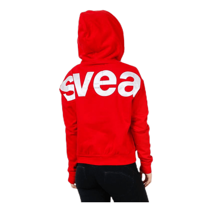 Malaga Zip Hood Red