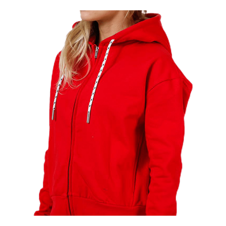 Malaga Zip Hood Red