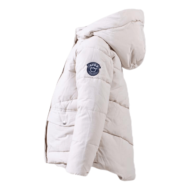 Short Padded Junior Jacket White